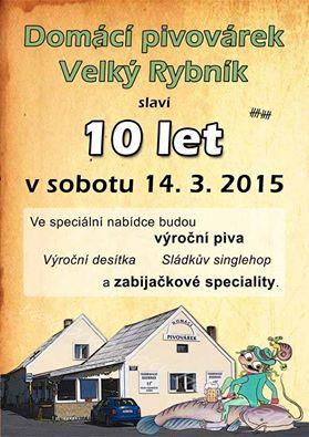 14.3  10 Let Domaciho pivovarku Velky Rybnik, CR